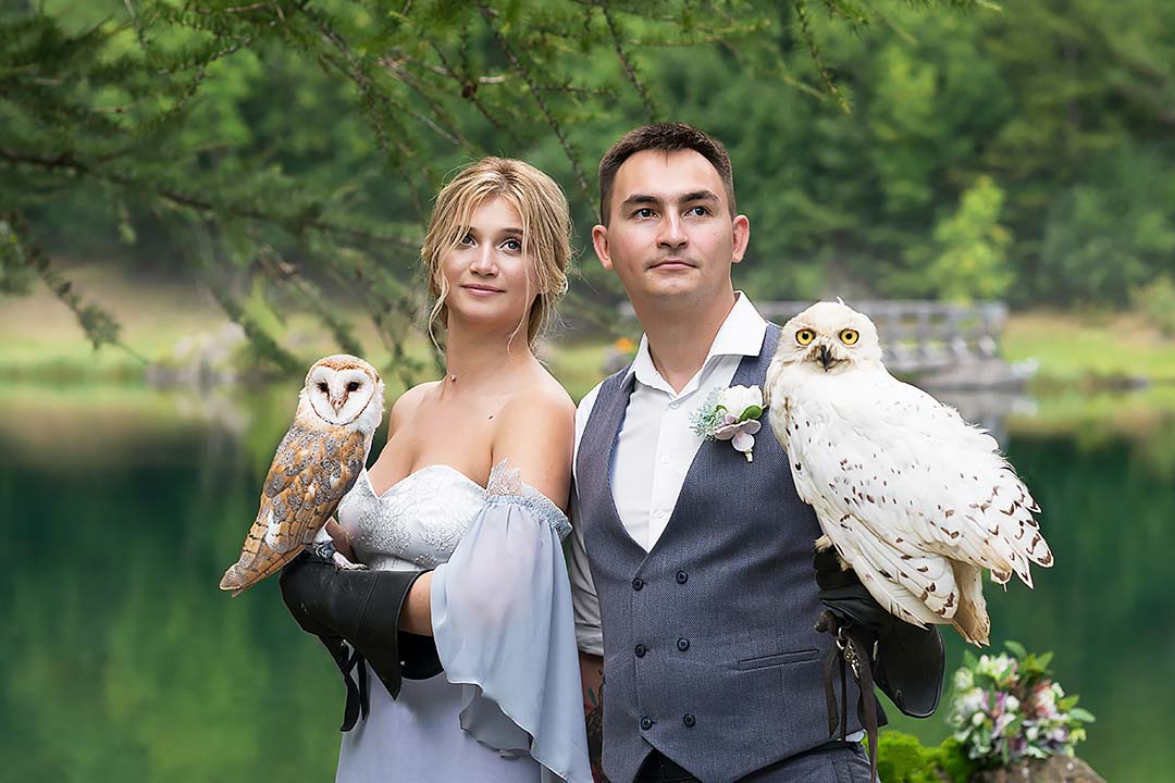 символическая свадьба в горах совы